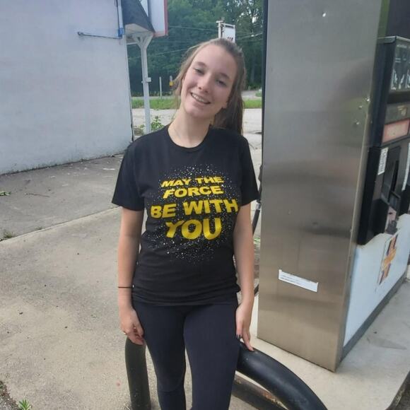 MAY THE FORCE BE WITH YOU STAR WARS TSHIRT - Picture 2 of 4